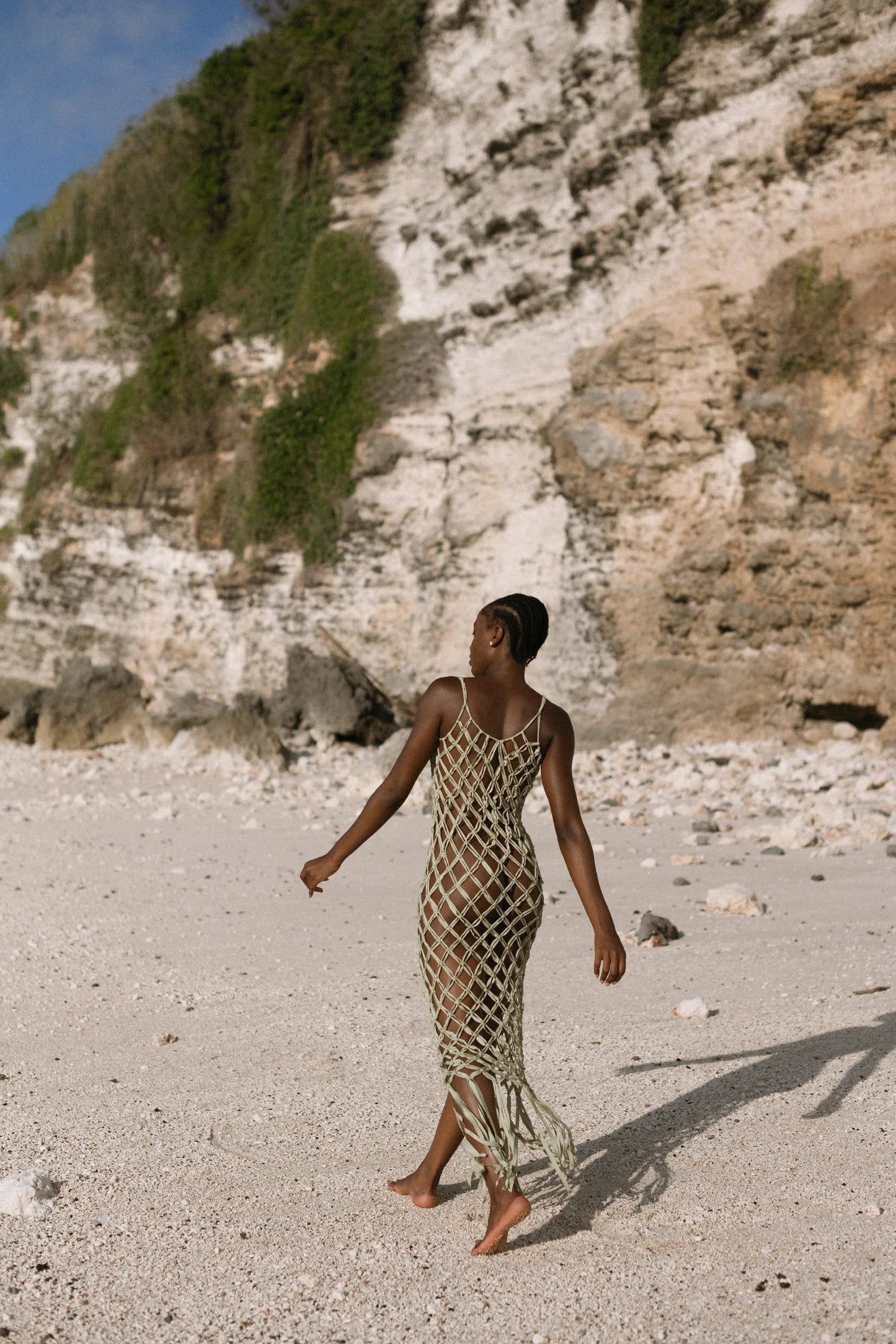 AHANA MACRAME MAXI DRESS