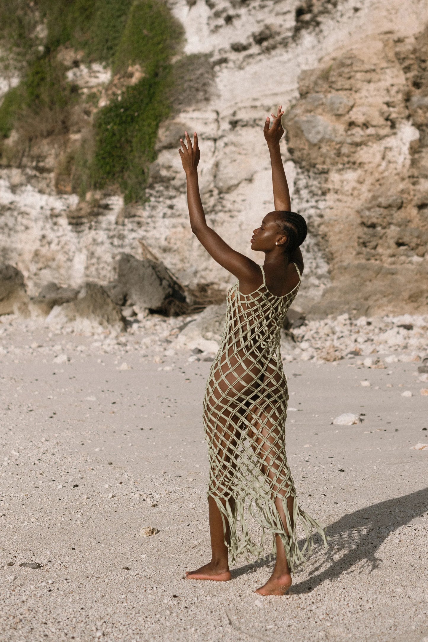 AHANA MACRAME MAXI DRESS
