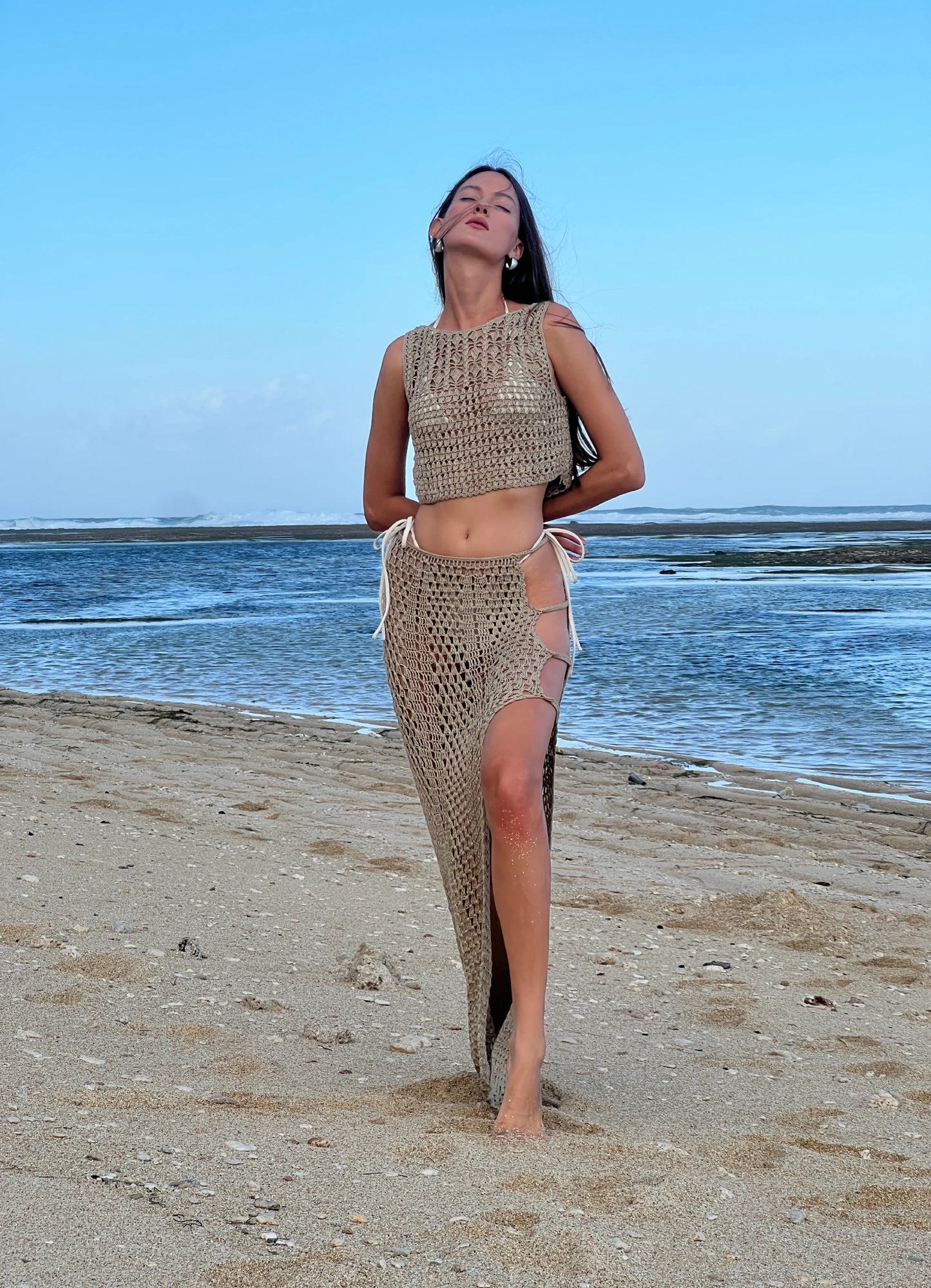 ARIANA CROCHET MAXI SKIRT