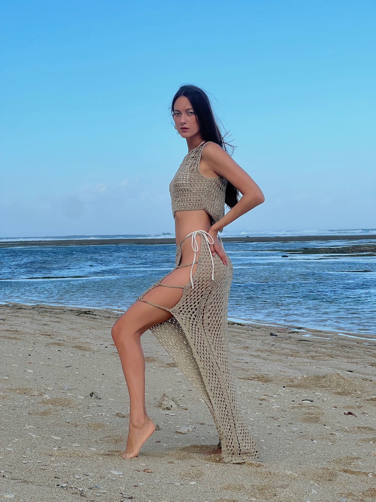 ARIANA CROCHET MAXI SKIRT