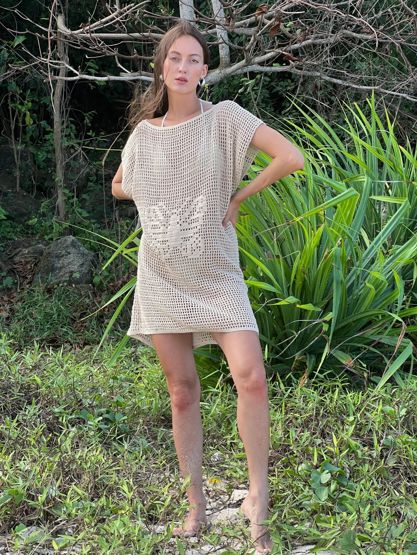 BUTTERFLY CROCHET TUNIC