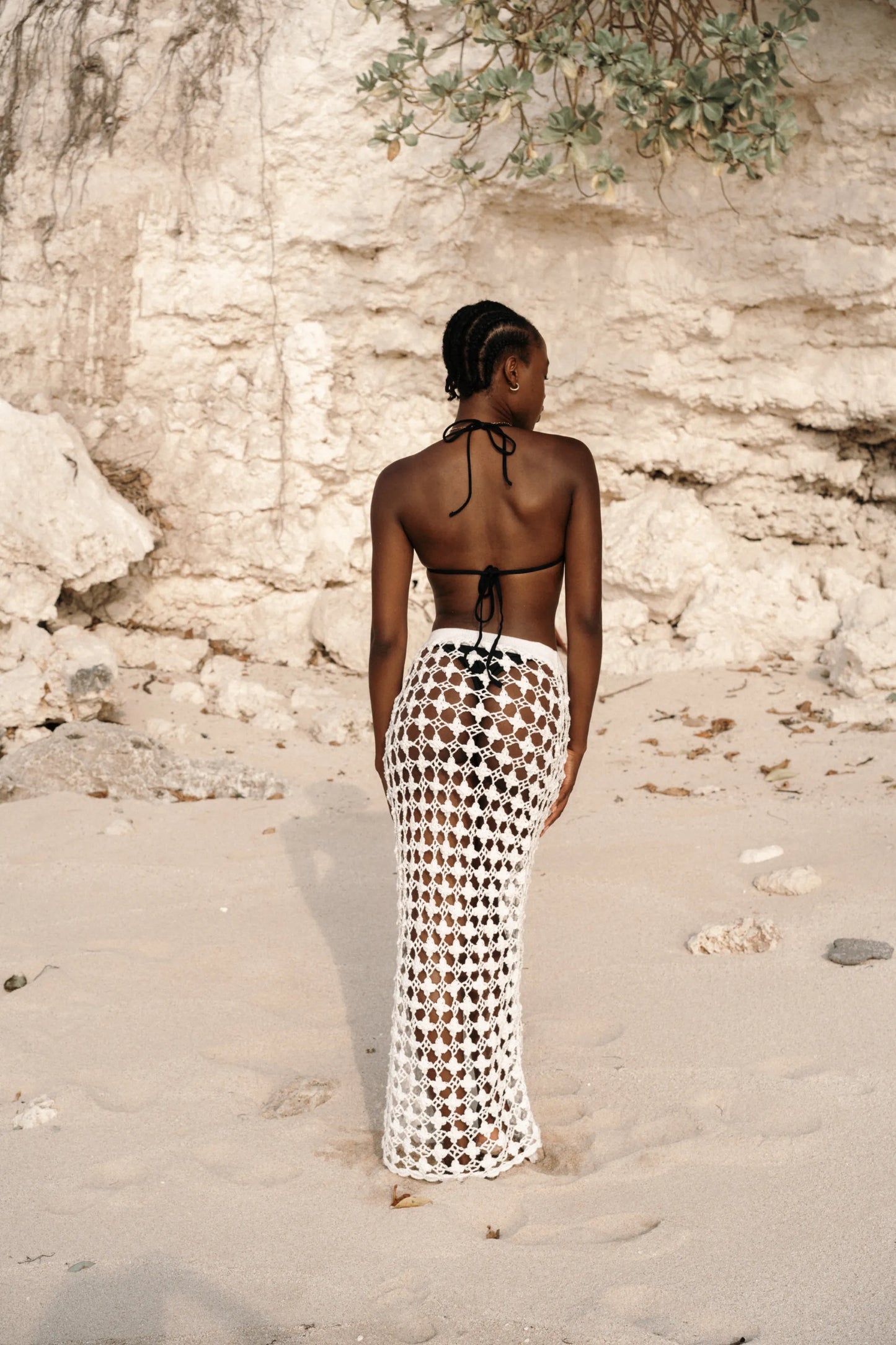 DAISY CROCHET MAXI SKIRT