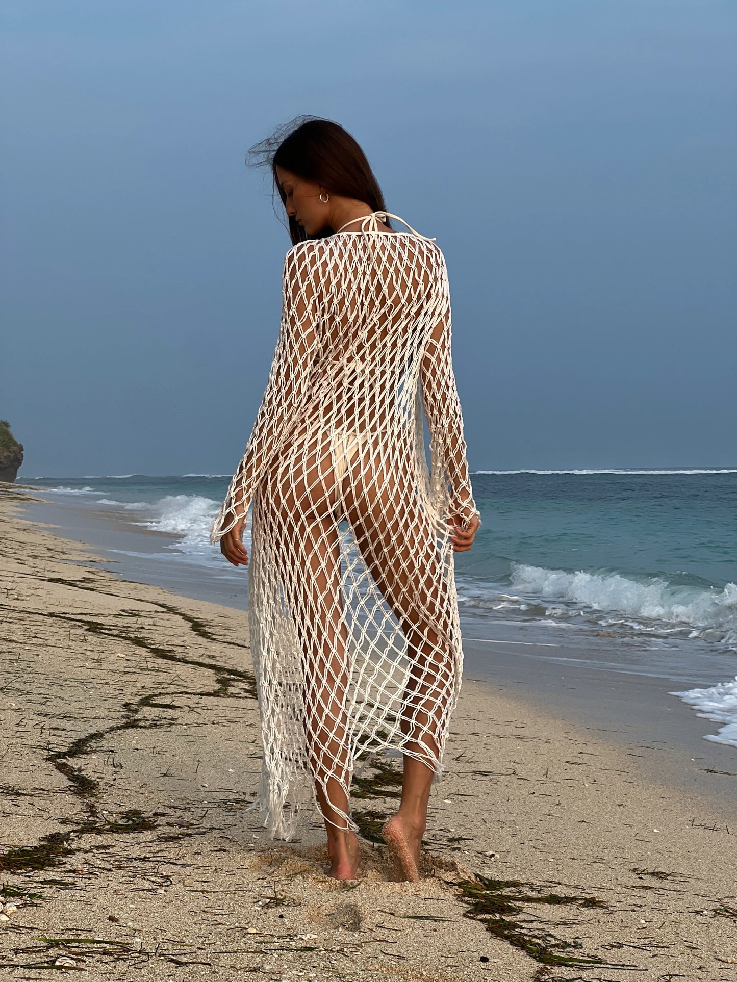 AOLOA MACRAME CARDIGAN