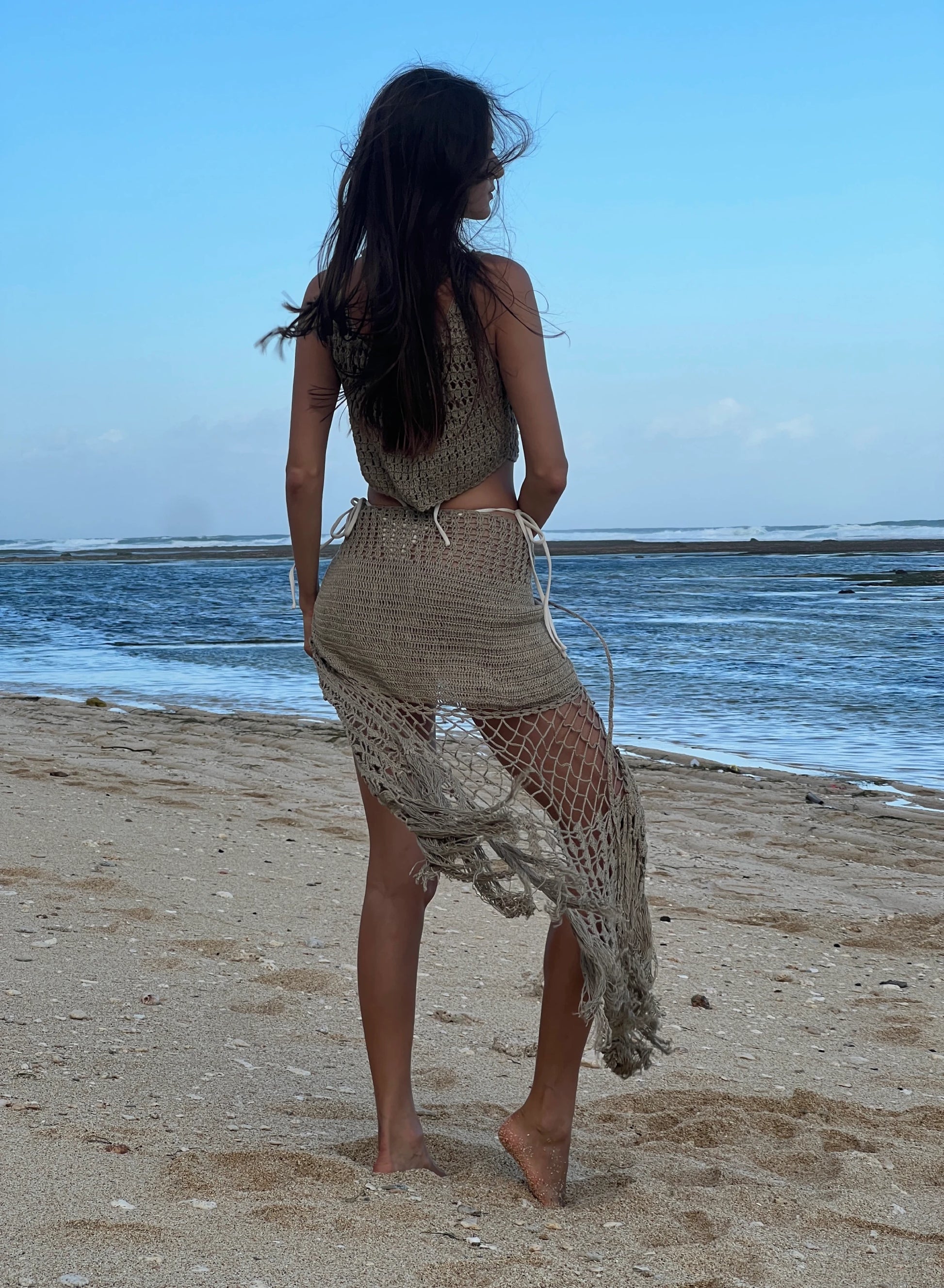 ARIA CROCHET WRAP SKIRT