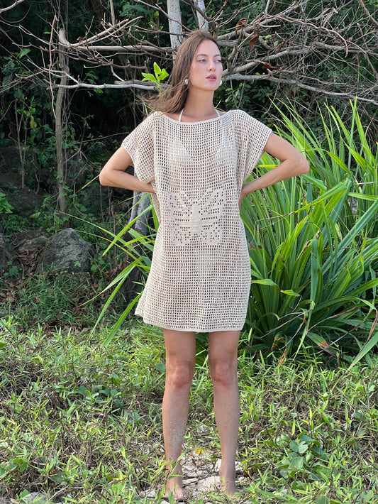 BUTTERFLY CROCHET TUNIC