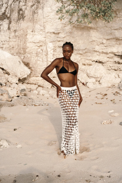 DAISY CROCHET MAXI SKIRT